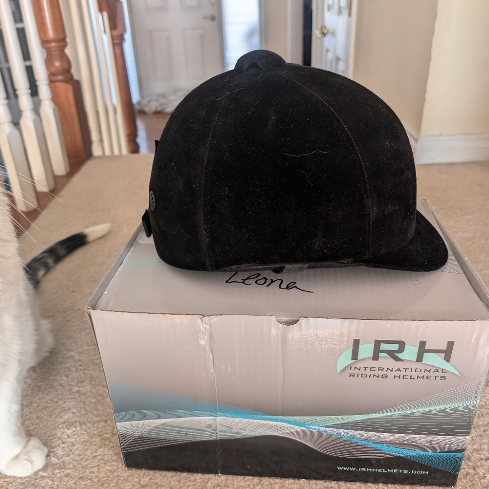 IRH Black Riding Helmet